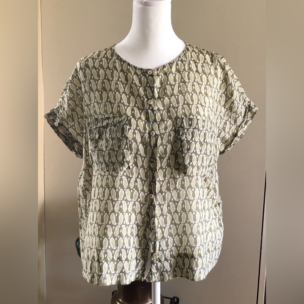 Massimo Dutti Button Down Blouse